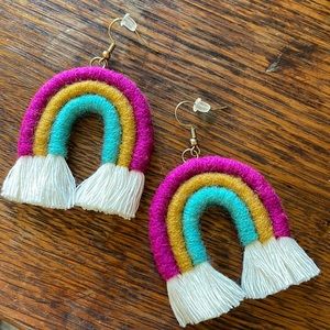 Handmade Rainbow Earrings